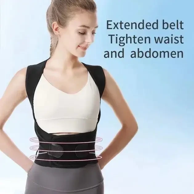 Еластичний коректор постави, корсет для вирівнювання спини POSTURE BELT