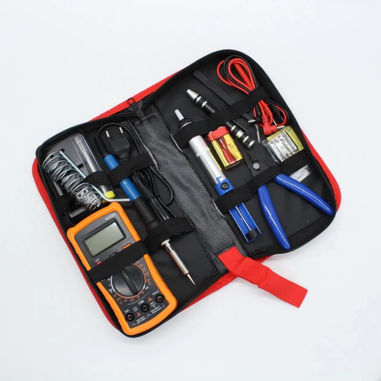 Набір паяльника з мультиметром, 19шт, 60Вт, Soldering kit / Паяльний набір / Паяльник з регулятором температури