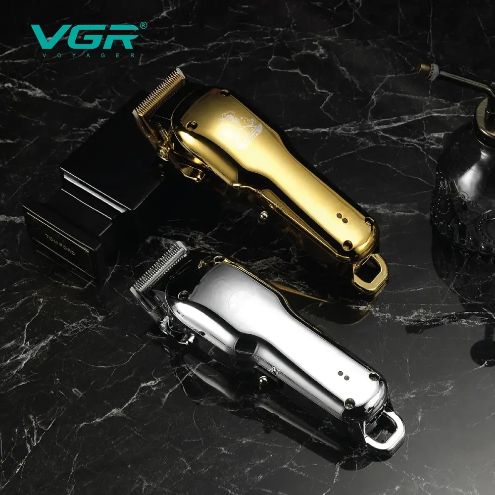 Машинка для стриження (clipper) VGR V-678 SILVER, 4 насадки