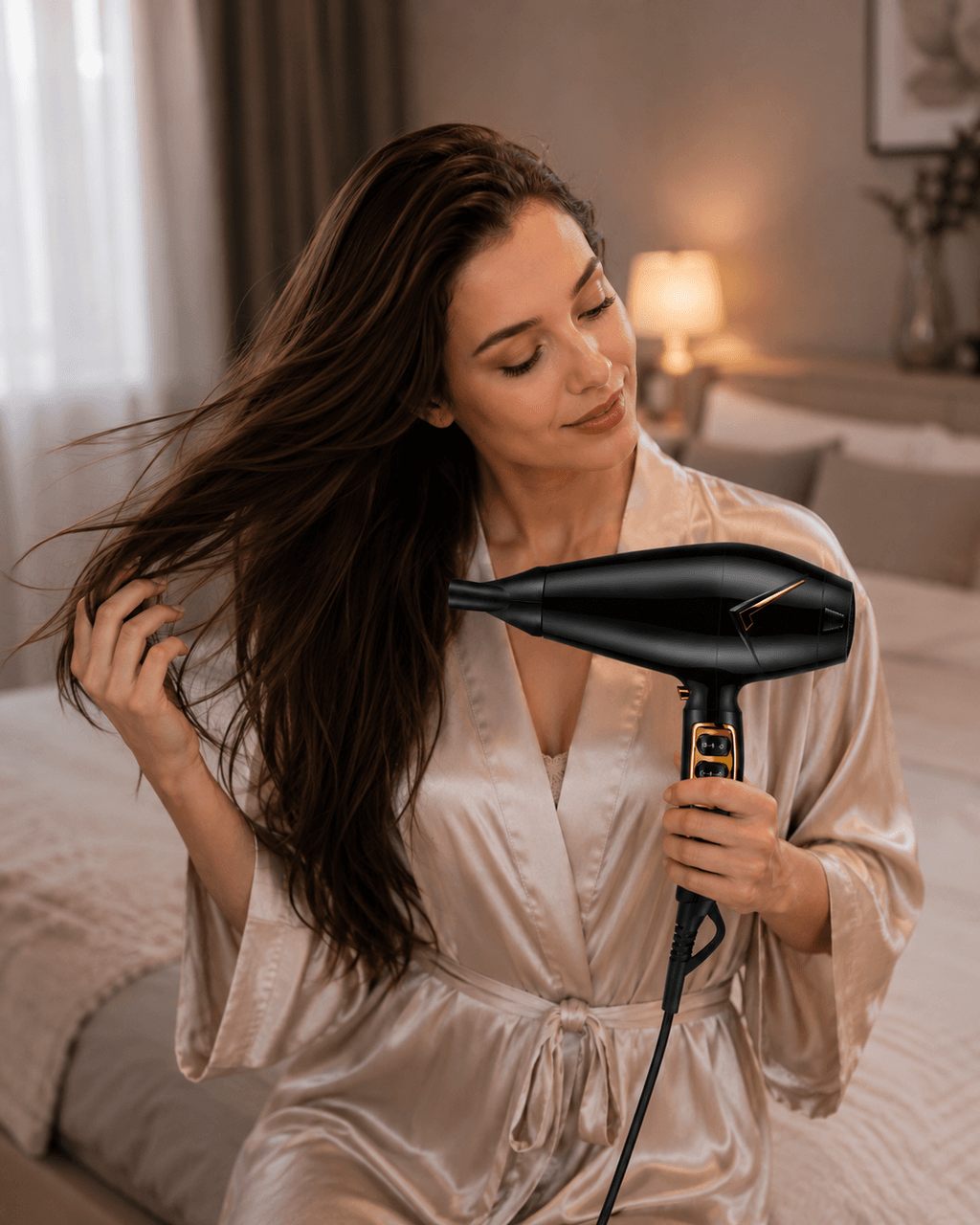 Фен VGR V 423 Black/ Фен для сушіння та укладання волосся 2200W/ Фен 2 швидкості