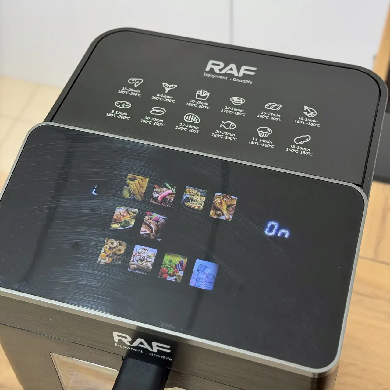 Подвійна аерофритюрниця-мультипіч RAF R.5225 Dual Zone 3300 Вт, 12 л, два незалежні кошики по 6 л, електронне керування