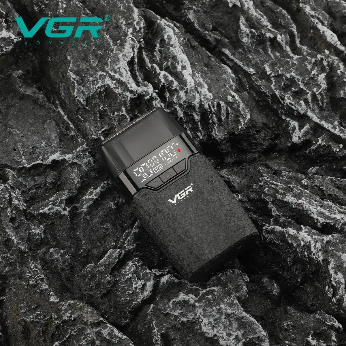Бритва VGR V 640 S Black/ Шейвер чоловічий професійний/Електробритва акумуляторна чорна