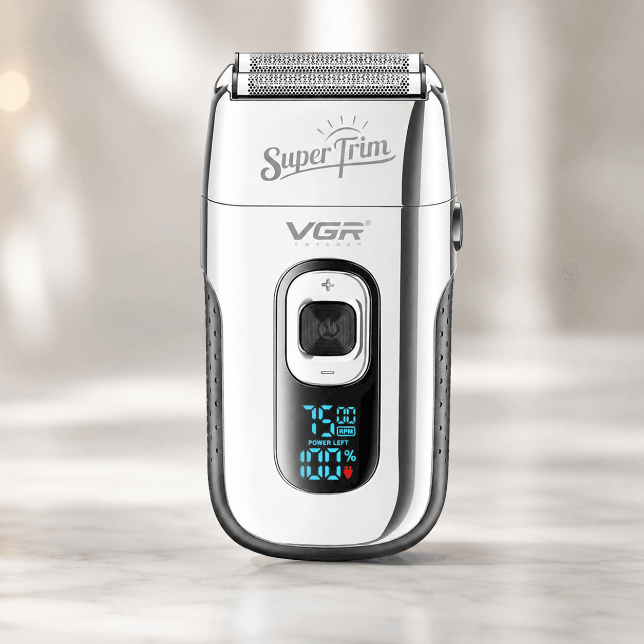 Бритва VGR V 332 Silver/ Шейвер сітковий на USB/Електробритва з подвійним лезом і тримером