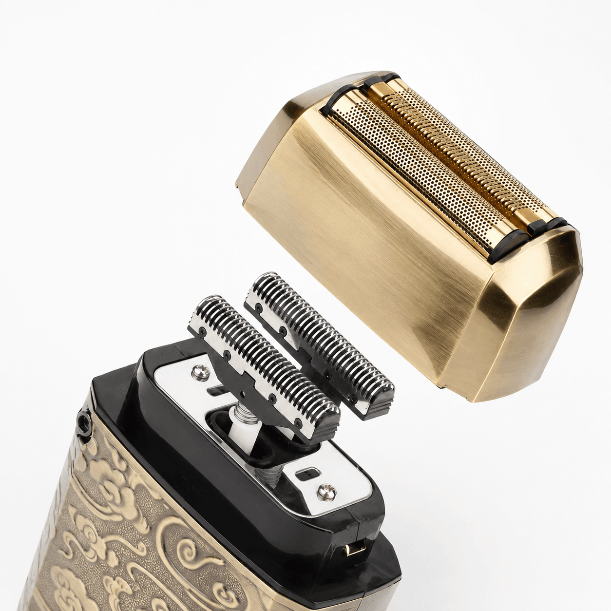 Бритва VGR V 336 Gold/ Шейвер акумуляторна з потрійним лезом/Мерли 8500 об/хв