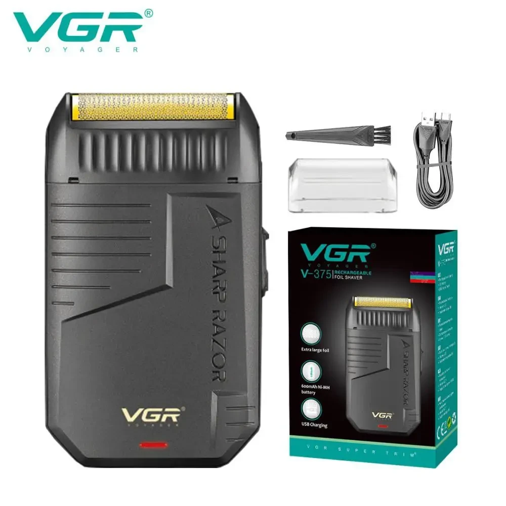 Бритва VGR V 375 Black/Акумуляторний шейвер