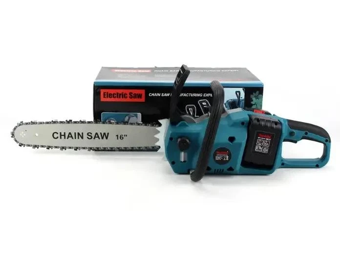 Акумуляторна ланцюгова пила Electric SAW 40-8 48 В із шиною 16 дюймів, двома акумуляторами та двома зарядними пристроями