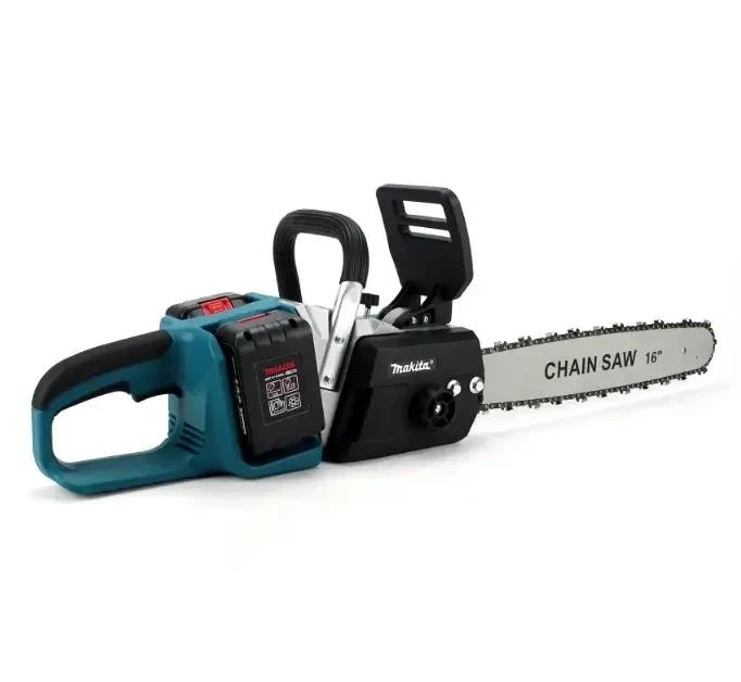 Акумуляторна ланцюгова пила Electric SAW 40-8 48 В із шиною 16 дюймів, двома акумуляторами та двома зарядними пристроями