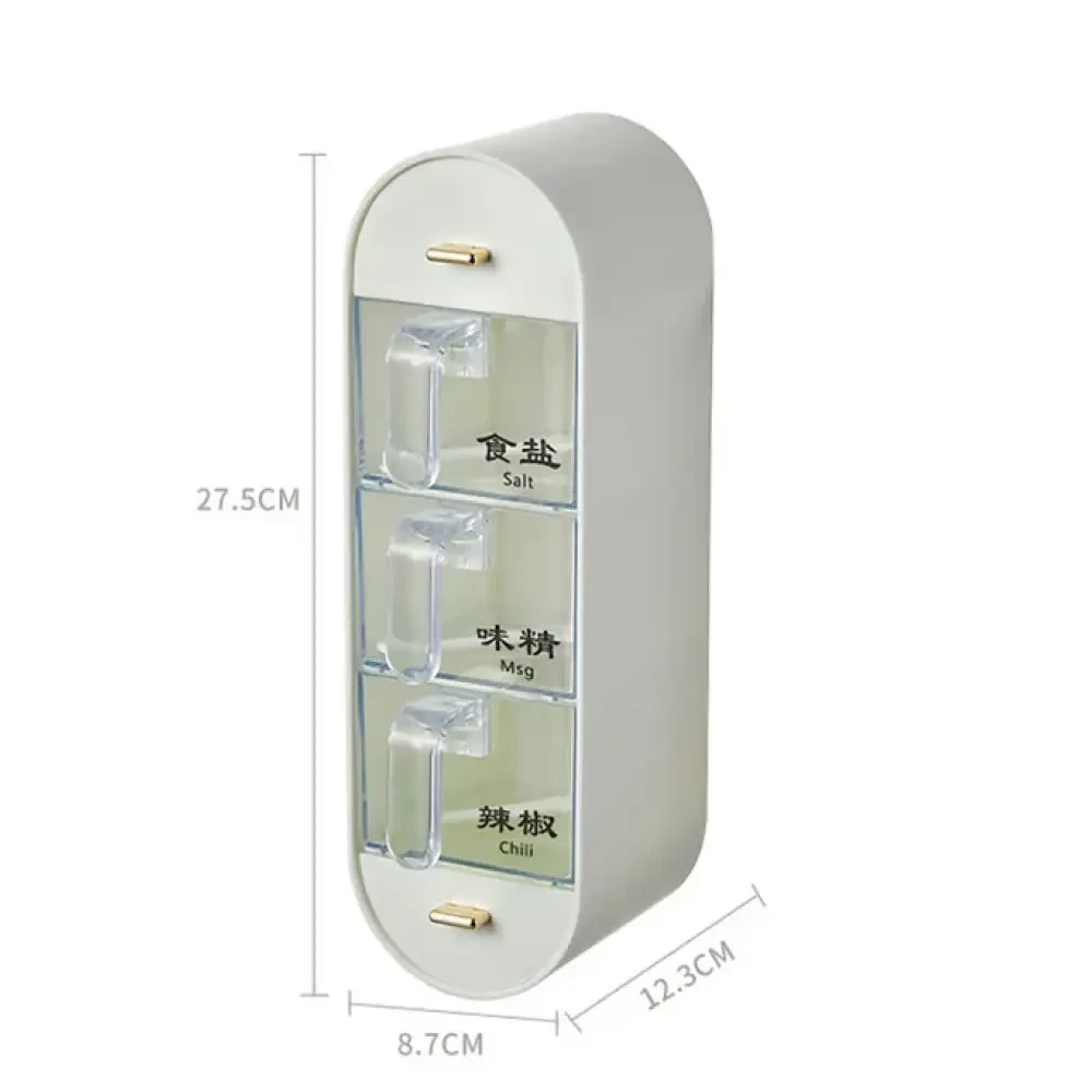 Настінний органайзер для спецій Spice organizer XL-905, Білий/Навісний органайзер для круп/ Органайзер для кухні