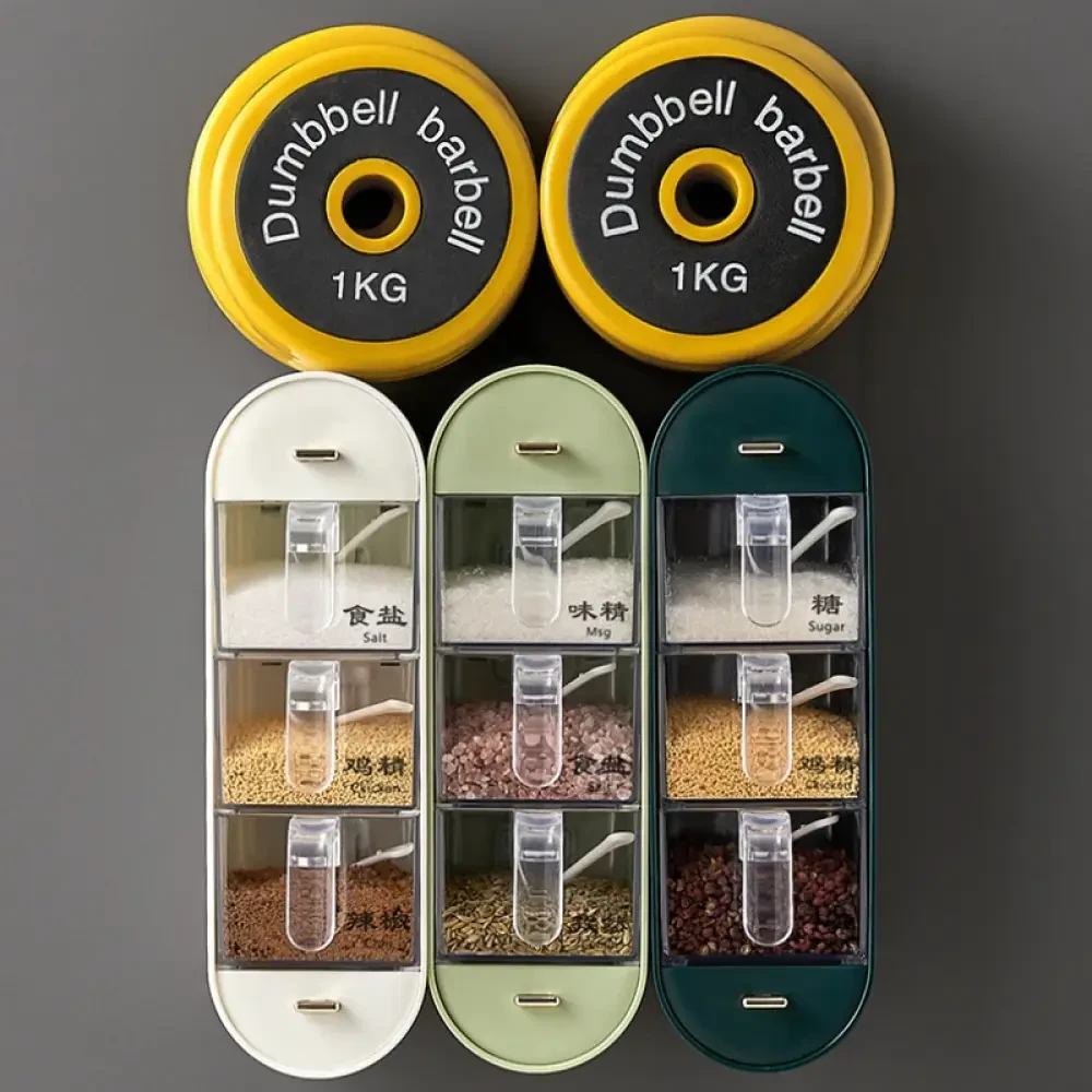 Настінний органайзер для спецій Spice organizer XL-905, Білий/Навісний органайзер для круп/ Органайзер для кухні