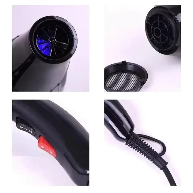 Фен для волосся Sokany HS-3890, 2300 Вт, з іонізацією, дифузором і концентратором / Професійний фен для сушіння та укладання волос