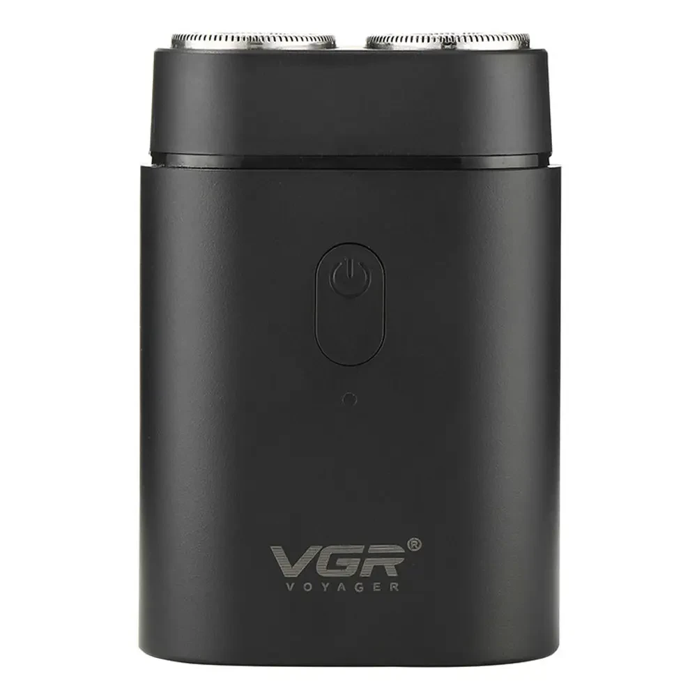 Електробритва шейвер, від USB, VGR V-341, Чорний / Акумуляторна бритва чоловіча / Міні бритва для обличчя