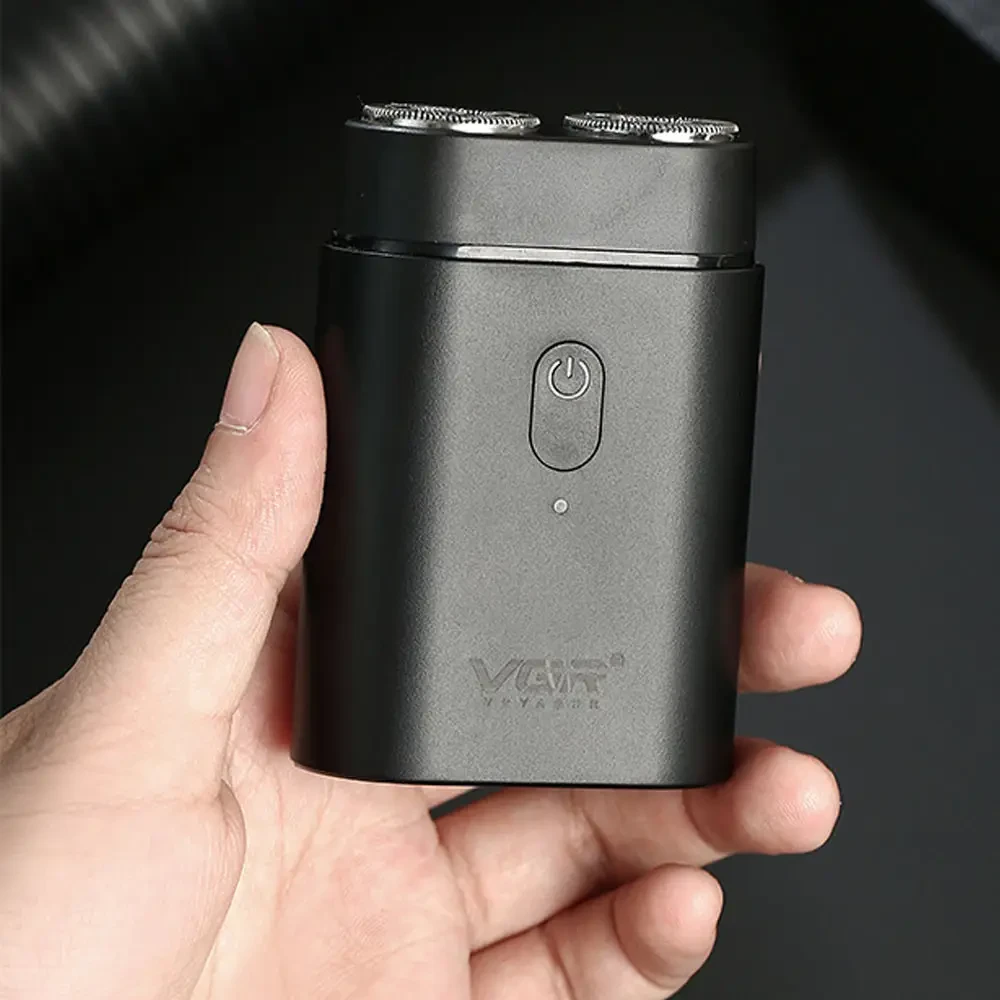 Електробритва шейвер, від USB, VGR V-341, Чорний / Акумуляторна бритва чоловіча / Міні бритва для обличчя