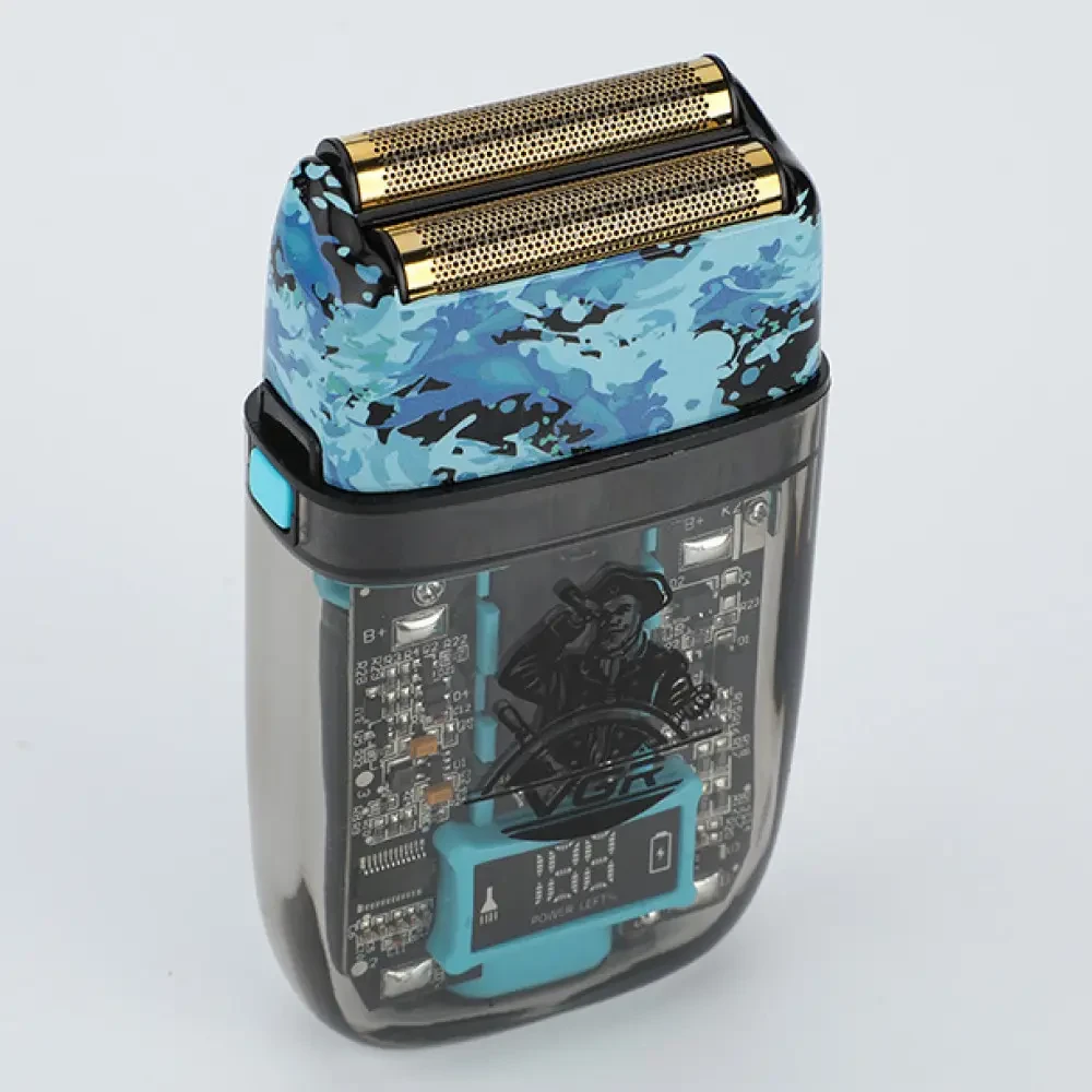 Акумуляторна електробритва чоловіча, від USB, VGR V-352, Чорний / Електрична бритва чоловіча / Шейвер