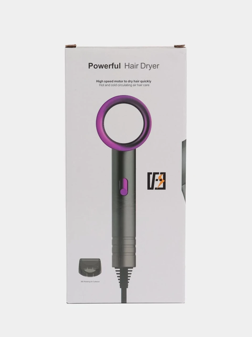 Фен для волосся Powerful hair dryer LY-335 2000 Вт функція іонізації Сірий