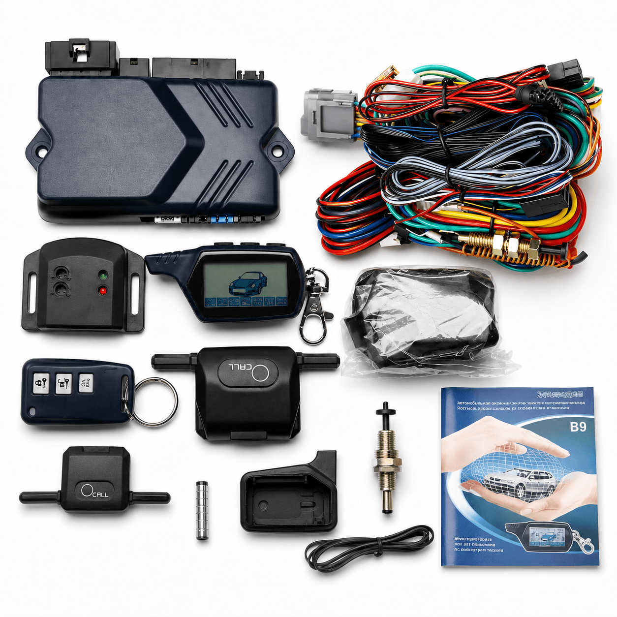 Автосигналізація двостороння CAR ALARM 2 WAY B9 з дистанційним запуском