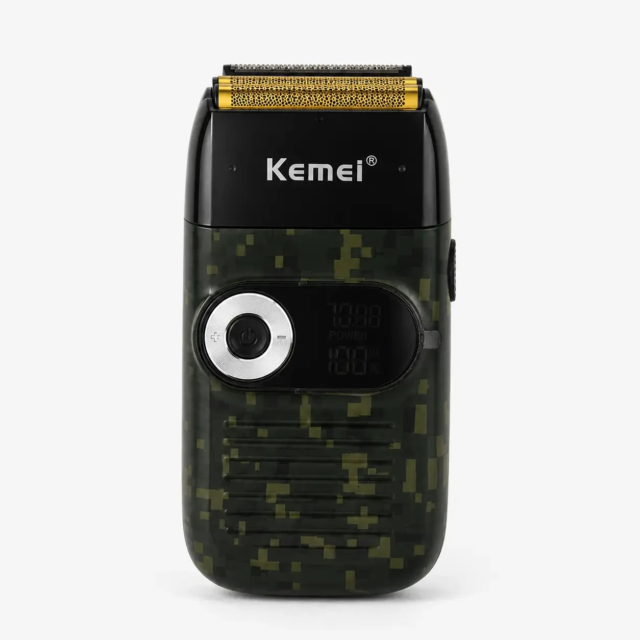 Електрична бездротова бритва для чоловіків, USB-C, Kemei KM-2027, Піксель / Чоловіча акумуляторна електробритва / Шейвер