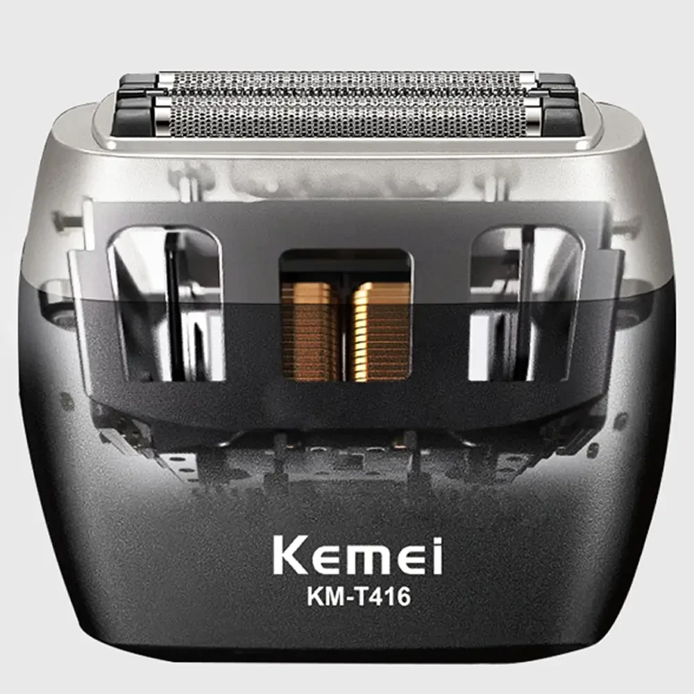 Бездротова бритва для чоловіків, USB-C, Kemei KM-T416, Чорний/Акумуляторна чоловіча електробритва для гоління/ Шейвер