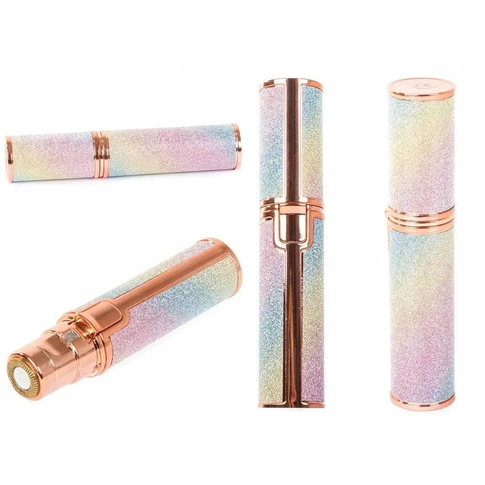 Жіночий тример епілятор 2в1, XL-1606 від USB, Рожевий/Електричний тример для обличчя/Жіночий епілятор для брів