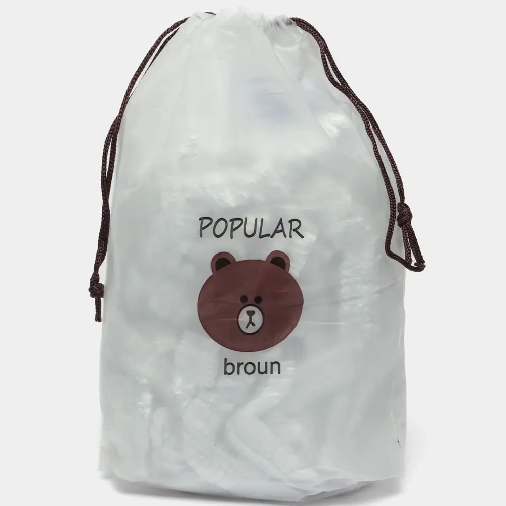 Харчові пакети кришки на гумці, 100 шт. ND-68-30 Freshness storage bag, Прозорі/Поліетиленові пакети для їжі