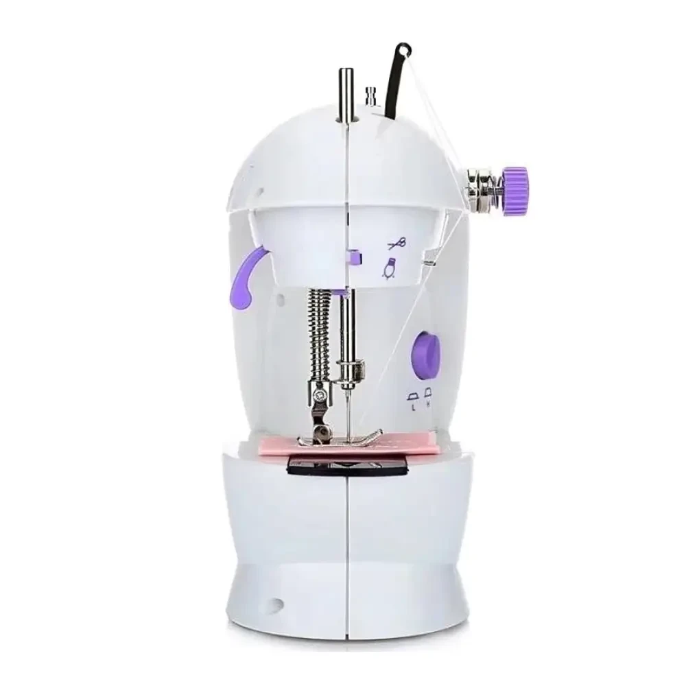 Портативна швейна машинка Mini Sewing SM202A, Білий / Міні швейна машинка