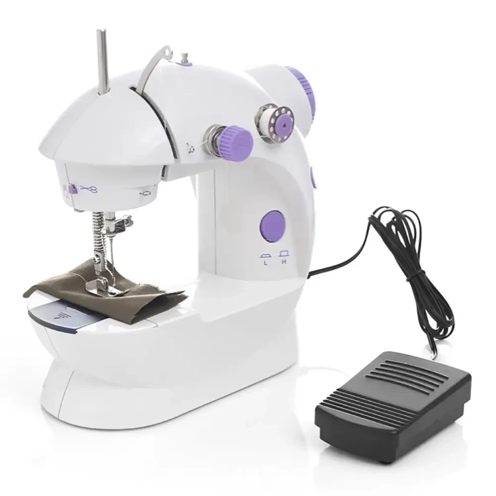 Портативна швейна машинка Mini Sewing SM202A, Білий / Міні швейна машинка