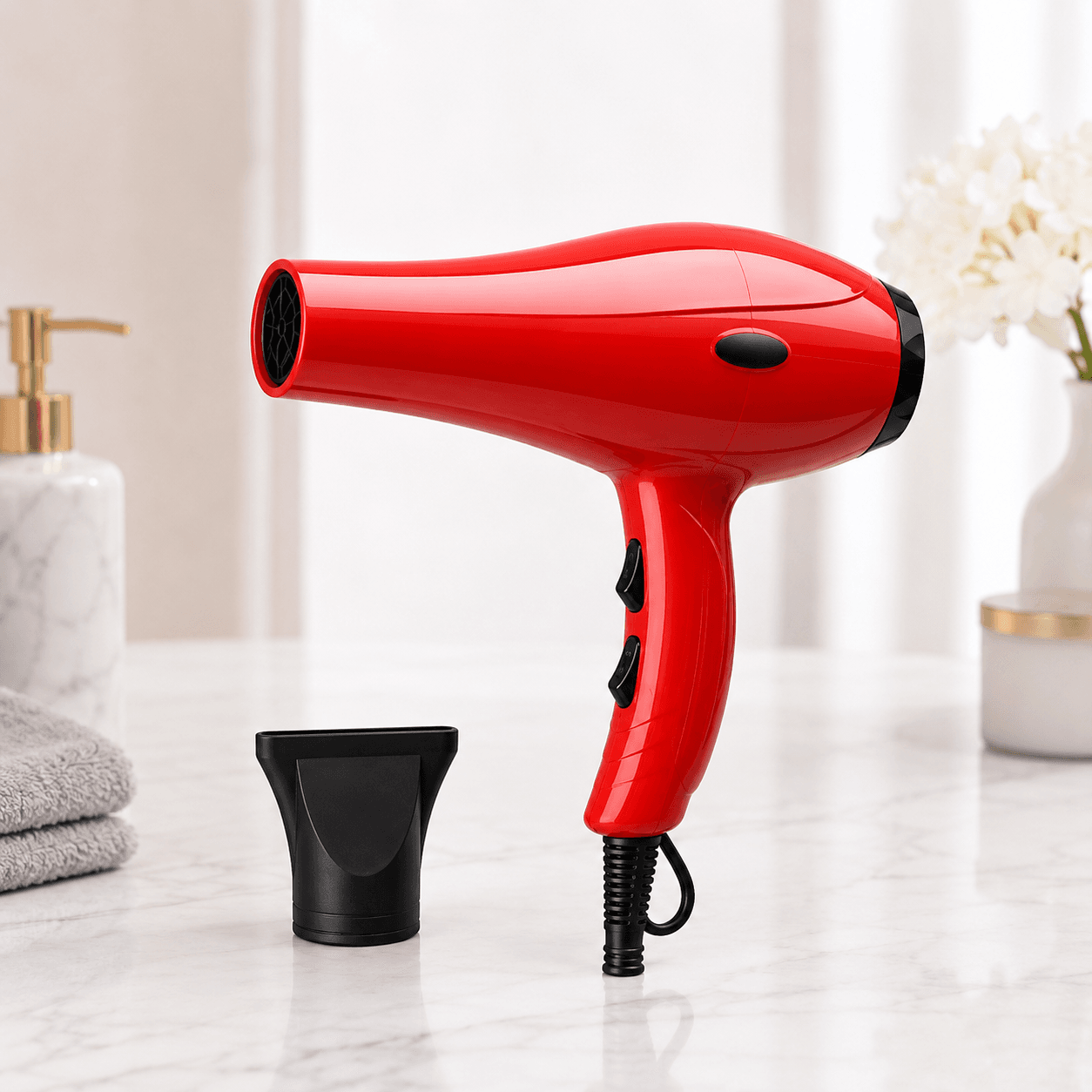 Фен для волосся з функцією іонізації Sokany AND SK-174 Червоний