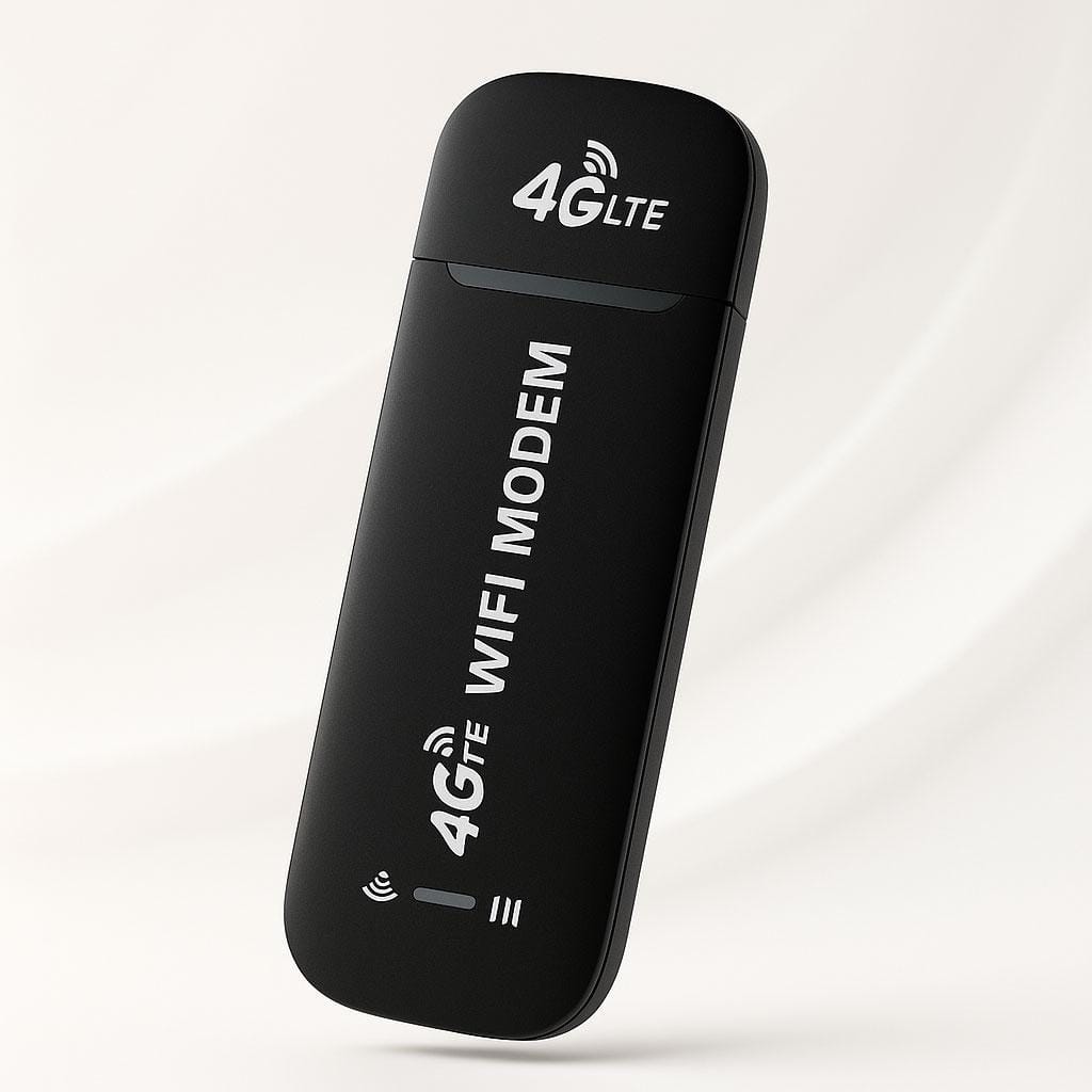 4G USB-модем, 150 Мбіт, Чорний/с, радіус 15 м/ Мобільний модем 4G/WiFi модем портативний