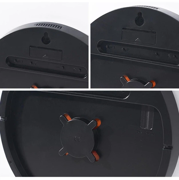Годинник настінний (GH8011A) (Календар, температура, вологий, пульт)