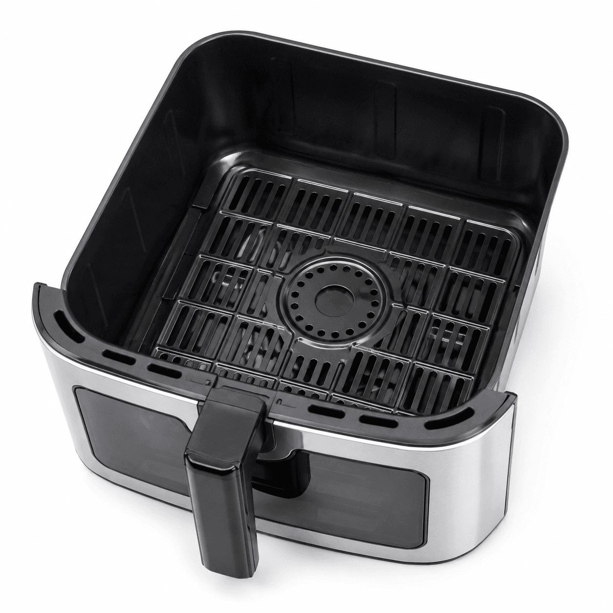 Аерогриль Rainberg RB 2342 4800W аерофрітюрниця безмасляна для приготування без олії з 2 Тенами 12,5 л та сенсорним керуванням