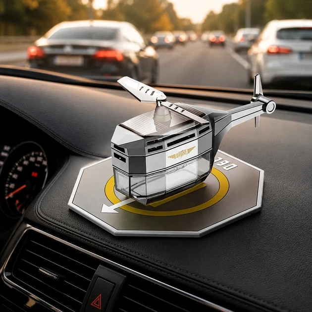 Автомобільний освіжувач повітря у формі вертольота з лопатями, що обертаються Vert02