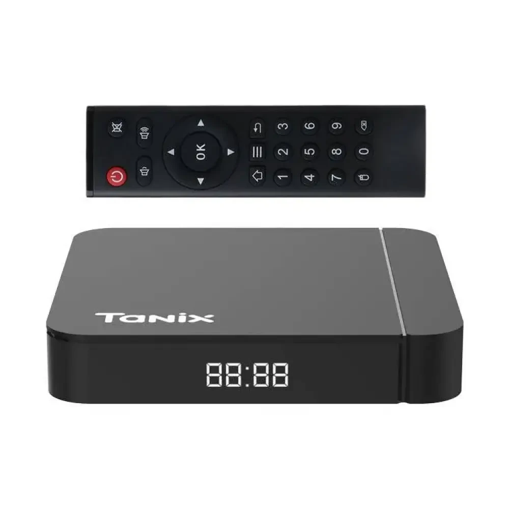Смарт-приставка Tanix, 4/32 ГБ, Чорний/ТБ приставка/Смарт-бокс для телевізора/Андроїд тв/Смарт ТВ