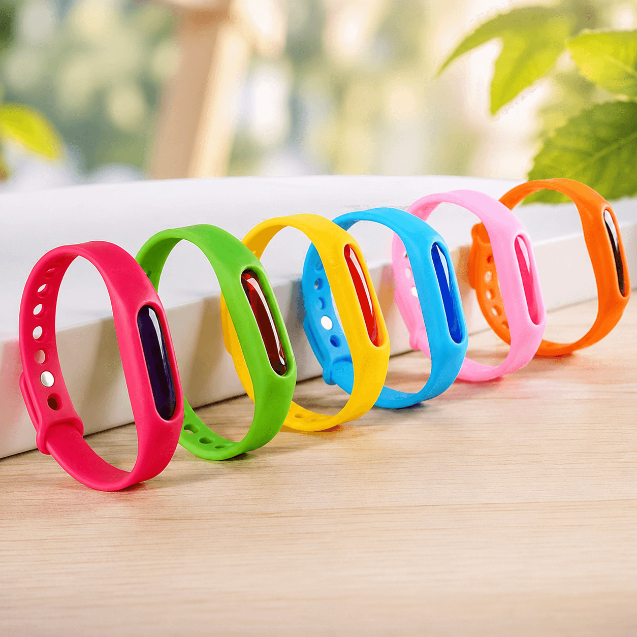 Силіконовий браслет від комарів, капсула, MOSQUITO BRACELET, колір мікс/Сіліконовий антимоскітний браслет