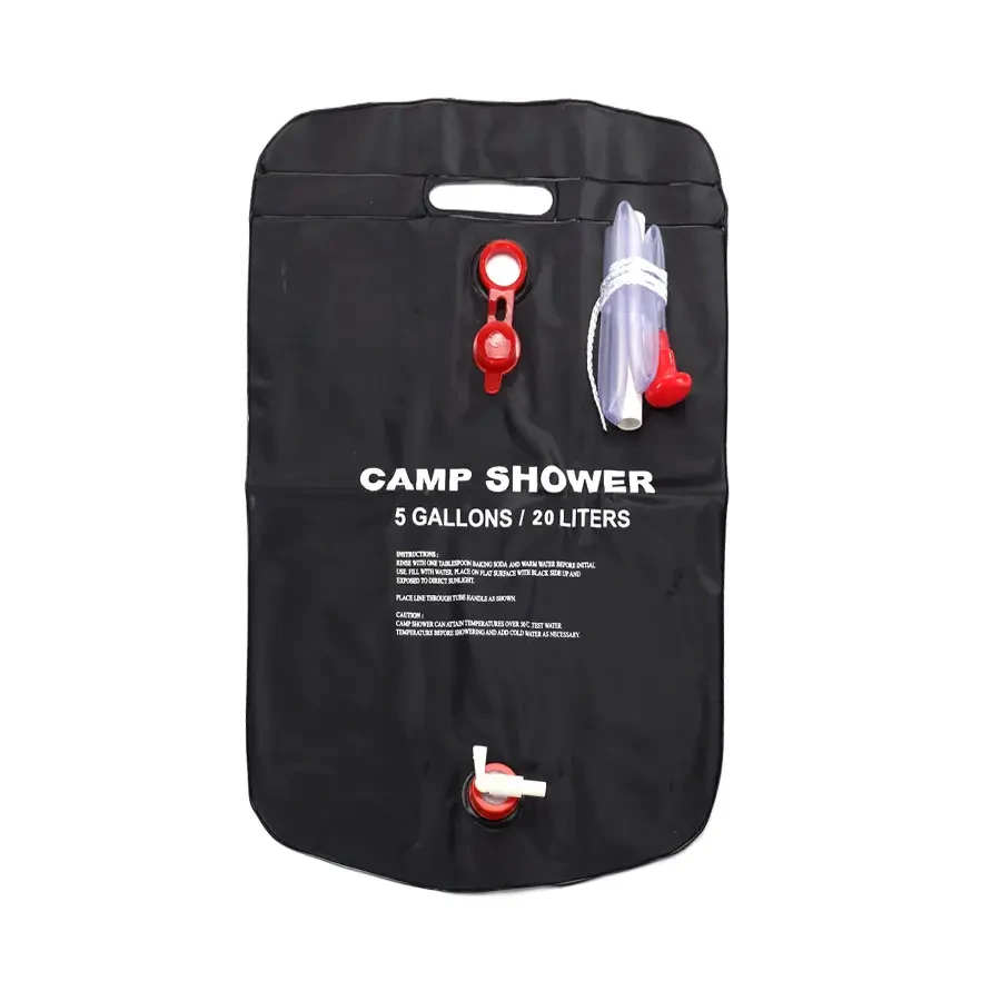 Душ туристичний 20л, Easy Camp Solar Shower, Чорний / Душ для дачі / Похідний душ / Переносний літній душ