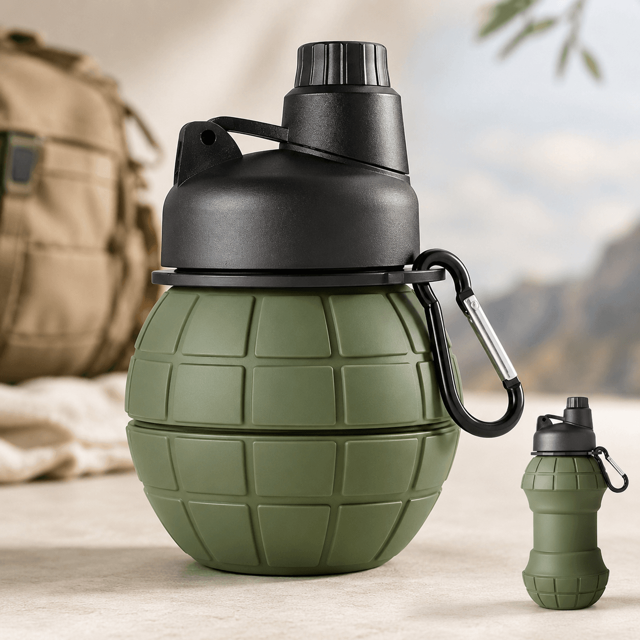 Складна пляшка для води Граната ND-2 270 мл 500 мл харчовий силікон