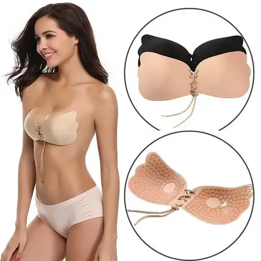 Бюстгальтер-невидимка Fly Bra XL-1882 без бретелей з ефектом Push-Up