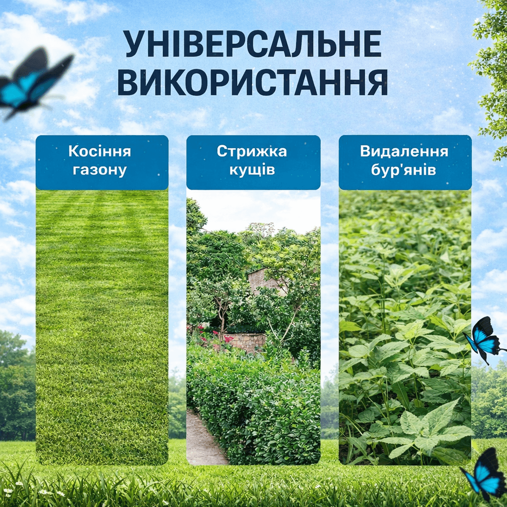Газонокосарка з 2-ма акумуляторами (12V) (RD00-238)