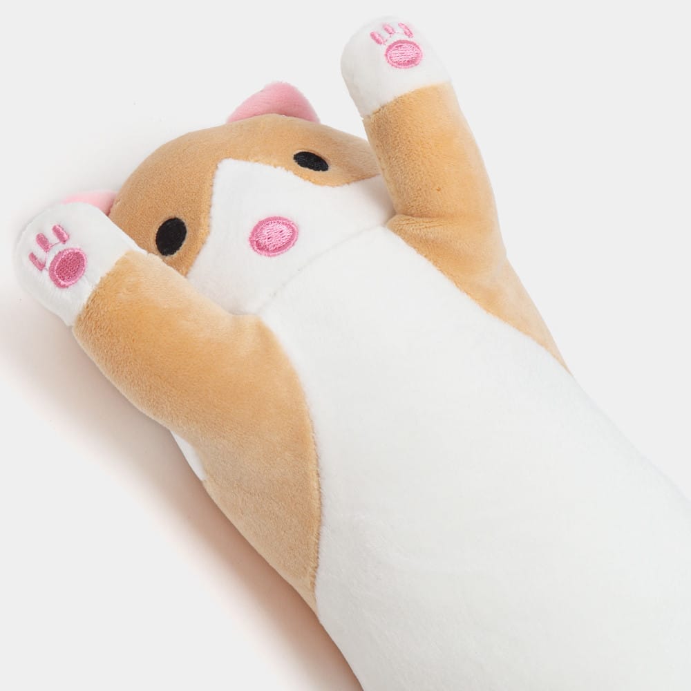 М’яка іграшка Кіт Батон 90 см, DOLL 1498-50, Коричневий/Плюшева іграшка обіймашка/Місяча іграшка довгий кіт