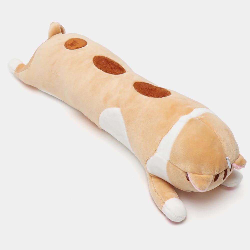 М’яка іграшка Кіт Батон 90 см, DOLL 1498-50, Коричневий/Плюшева іграшка обіймашка/Місяча іграшка довгий кіт