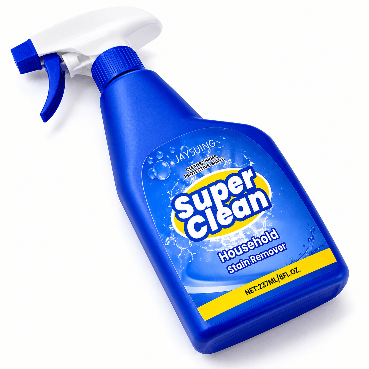 Універсальний мийний засіб для плитки та кахлю 237 мл, Jaysuing Super Clean, Синій/ Спрей очисник швів, підлог, ванної