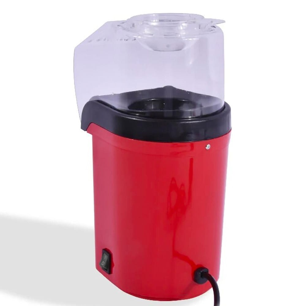 Апарат для приготування попкрону 1200 Вт, Minijoy PM-1200, Червона/Покорниця повітряна/Машинка для попкорну