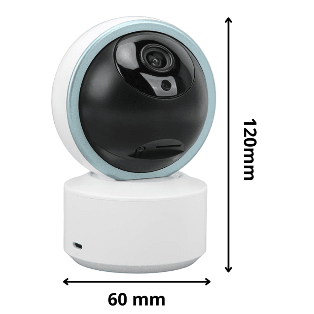 WIFI камера відеоспостереження 6MP, TY305, Біла/Вайфай відеоняня/Поворотна камера 360/IP Камера з керуванням телефоном