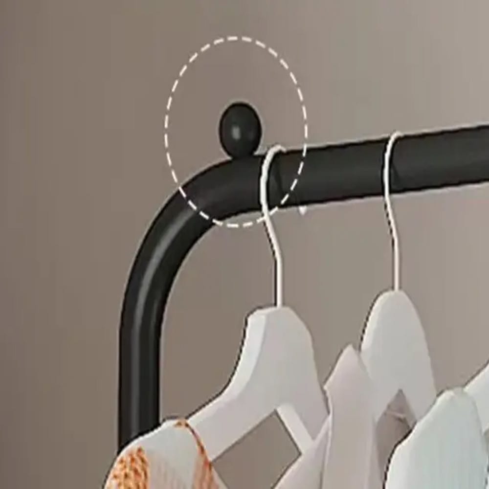 Підлогова вішалка для одягу 178х60х26 см, Clothes Rack Up, Чорний/стойка-вішка в передпокій/стійка для одягу