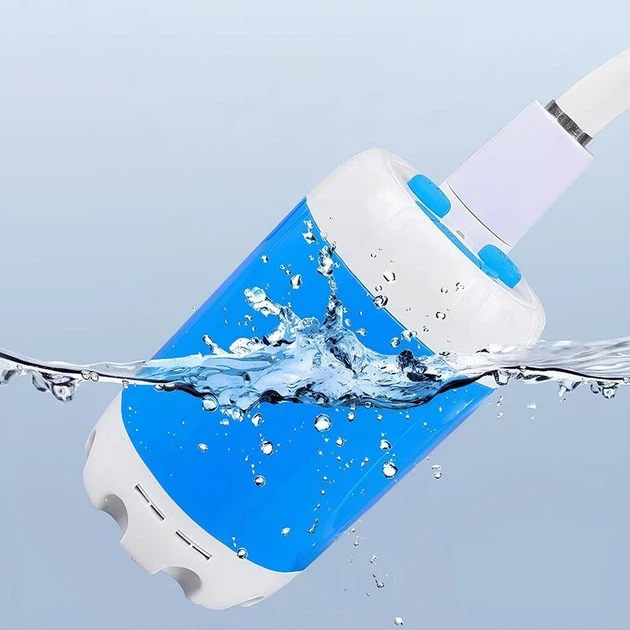 Душ туристичний портативний YIWU акумуляторний 4000 мА·год USB, із насосом для кемпінгу, дачі, автомобіля, риболовлі, пляжу