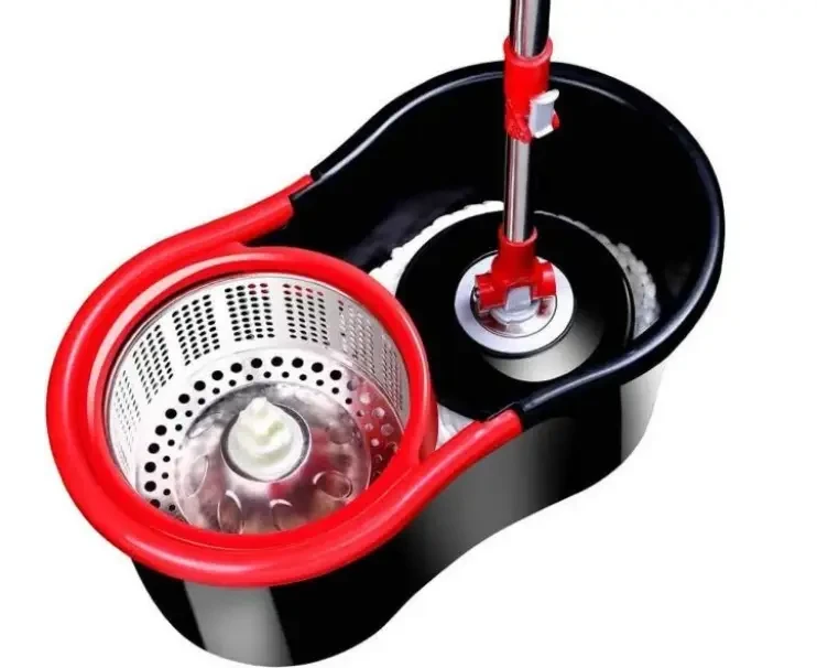 Комплект швабра з турборежимом і відром Spin Mop 360 10 л набір для прибирання та миття підлоги
